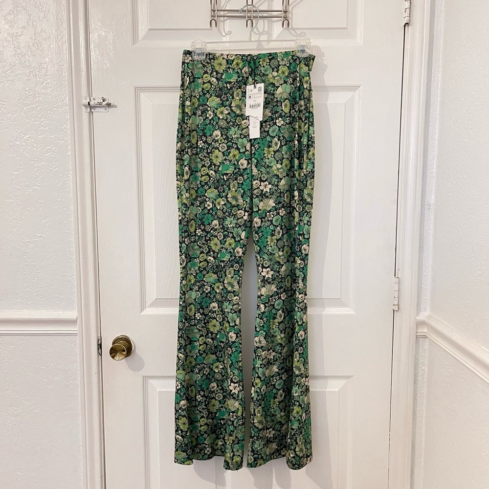 NEW Zara High Waisted Flared Pants - Picture 2 of 7